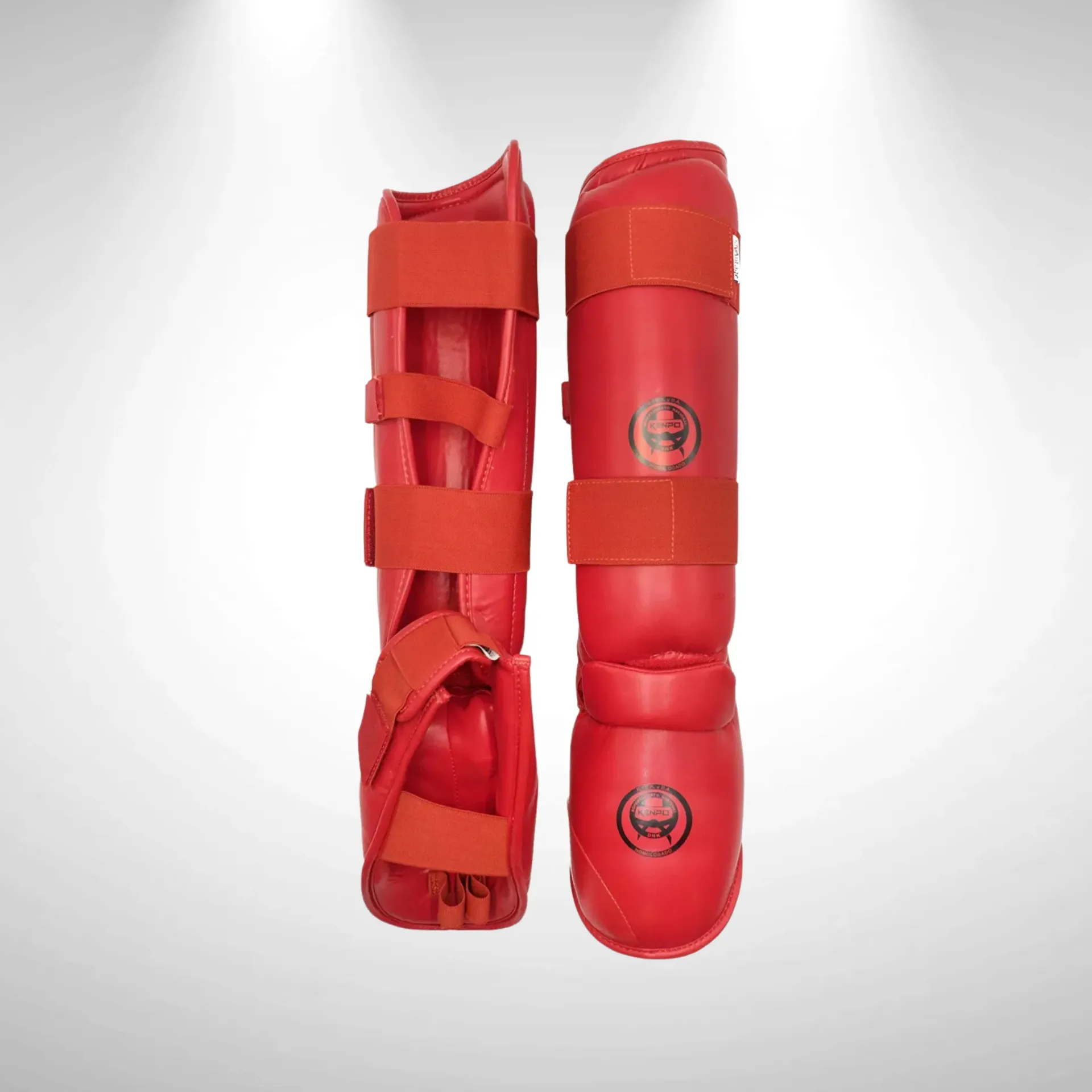 Espinilleras con Empeine (Red, M)